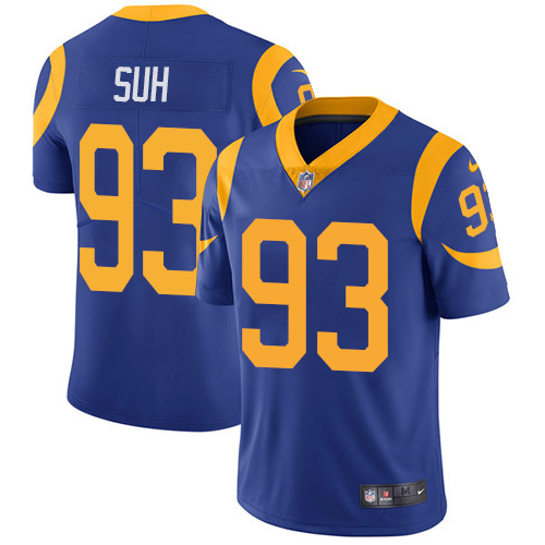 Nike Rams #93 Ndamukong Suh Royal Blue Alternate Men's Stitched NFL Vapor Untouchable Limited Jersey